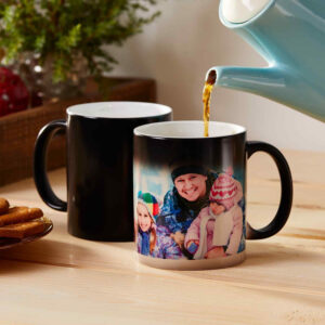 Personalized Magic Mug Custom Photo & Text Heat-Reveal Cup
