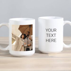 Customized Ceramic Mug (Photo & Text Printing)