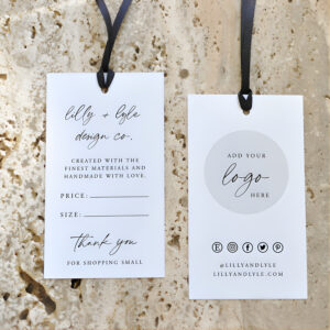 Custom Clothing Tags for Your Brand