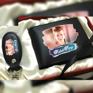 Customized Men’s Wallet with Name (Personalized Leather Wallet)